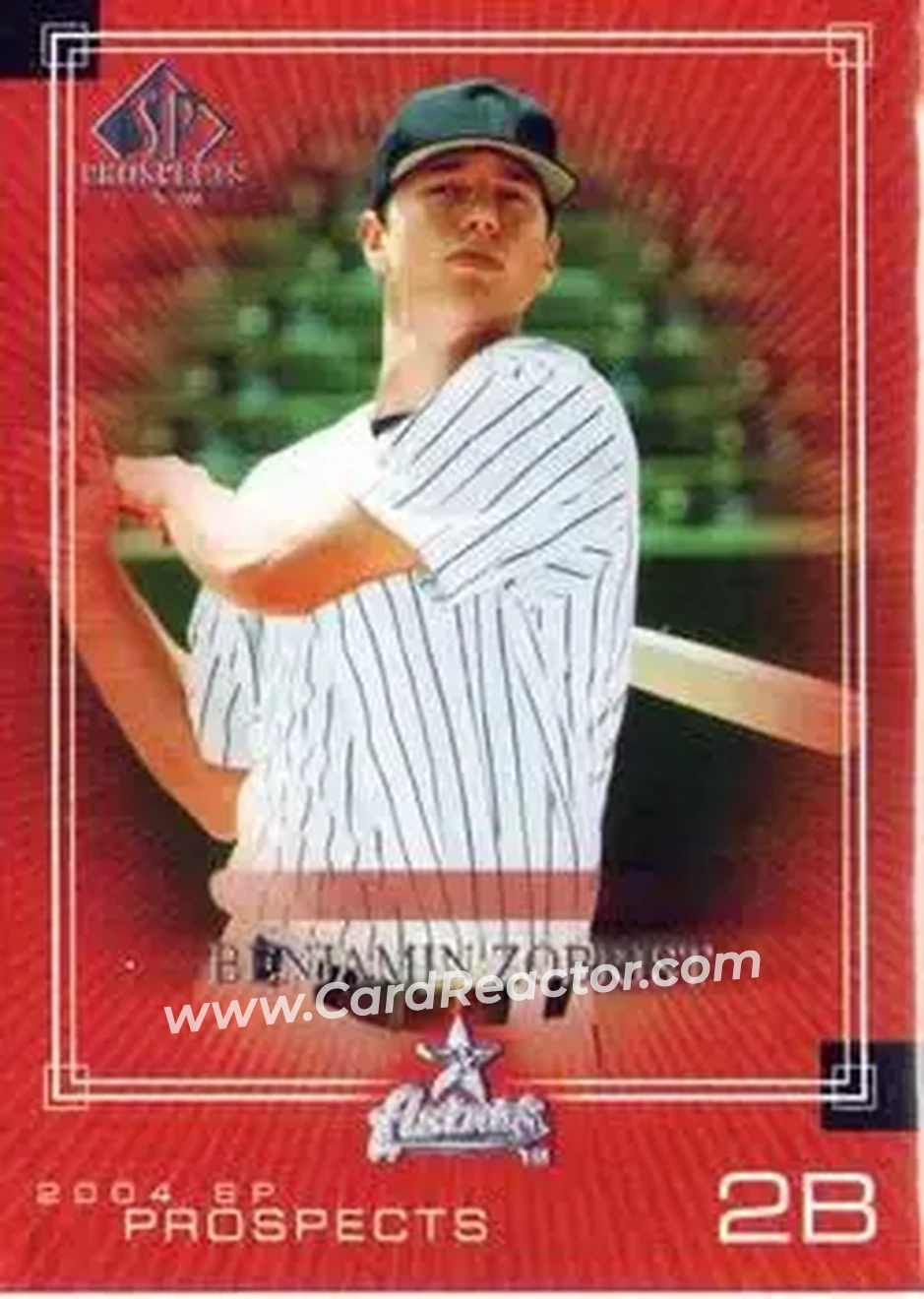 2004 SP Prospects #202 - Ben Zobrist - Houston Astros - Front