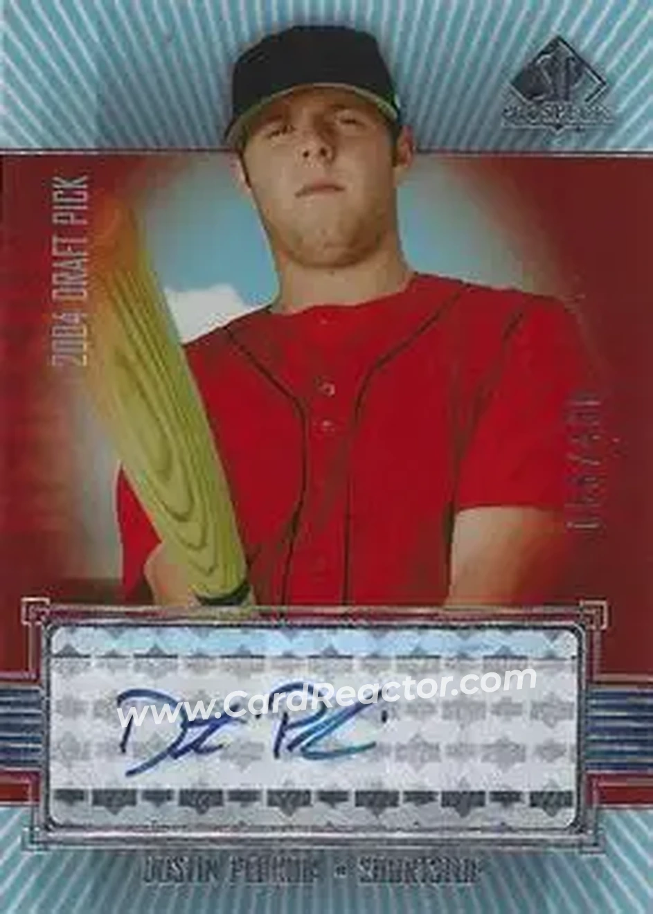 2004 SP Prospects #340 - Dustin Pedroia - Boston Red Sox - Front