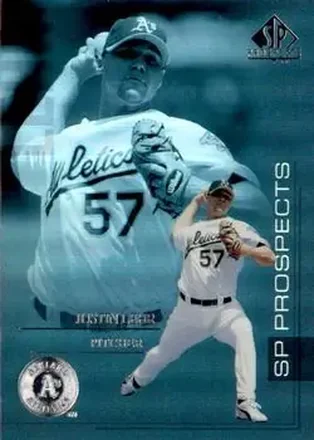 2004 SP Prospects #142 - Justin Lehr - Oakland Athletics
