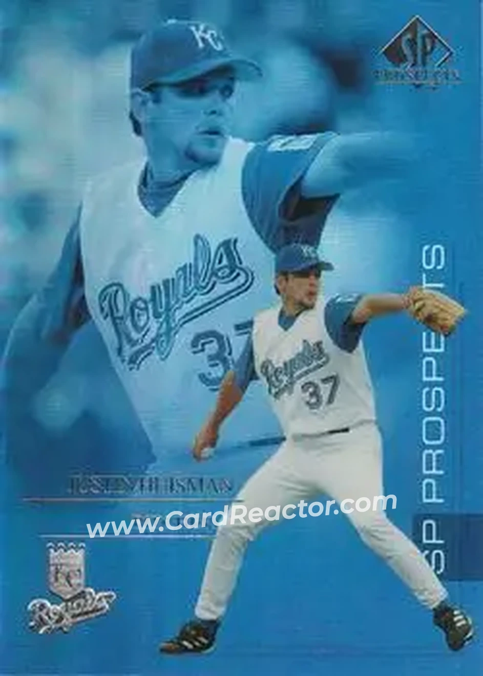 2004 SP Prospects #187 - Justin Huisman - Kansas City Royals - Front