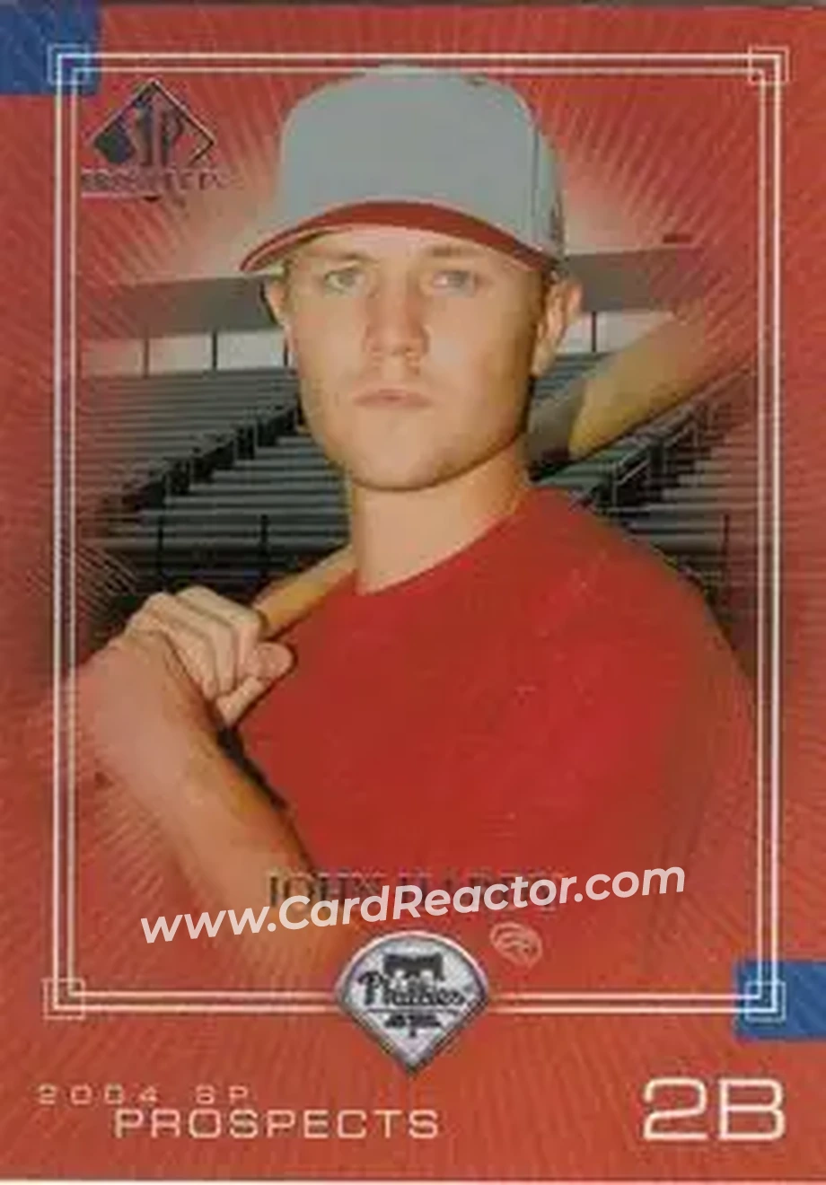 2004 SP Prospects #218 - John Hardy - Philadelphia Phillies - Front 2004 SP Prospects #218 - John Hardy - Philadelphia Phillies - Front