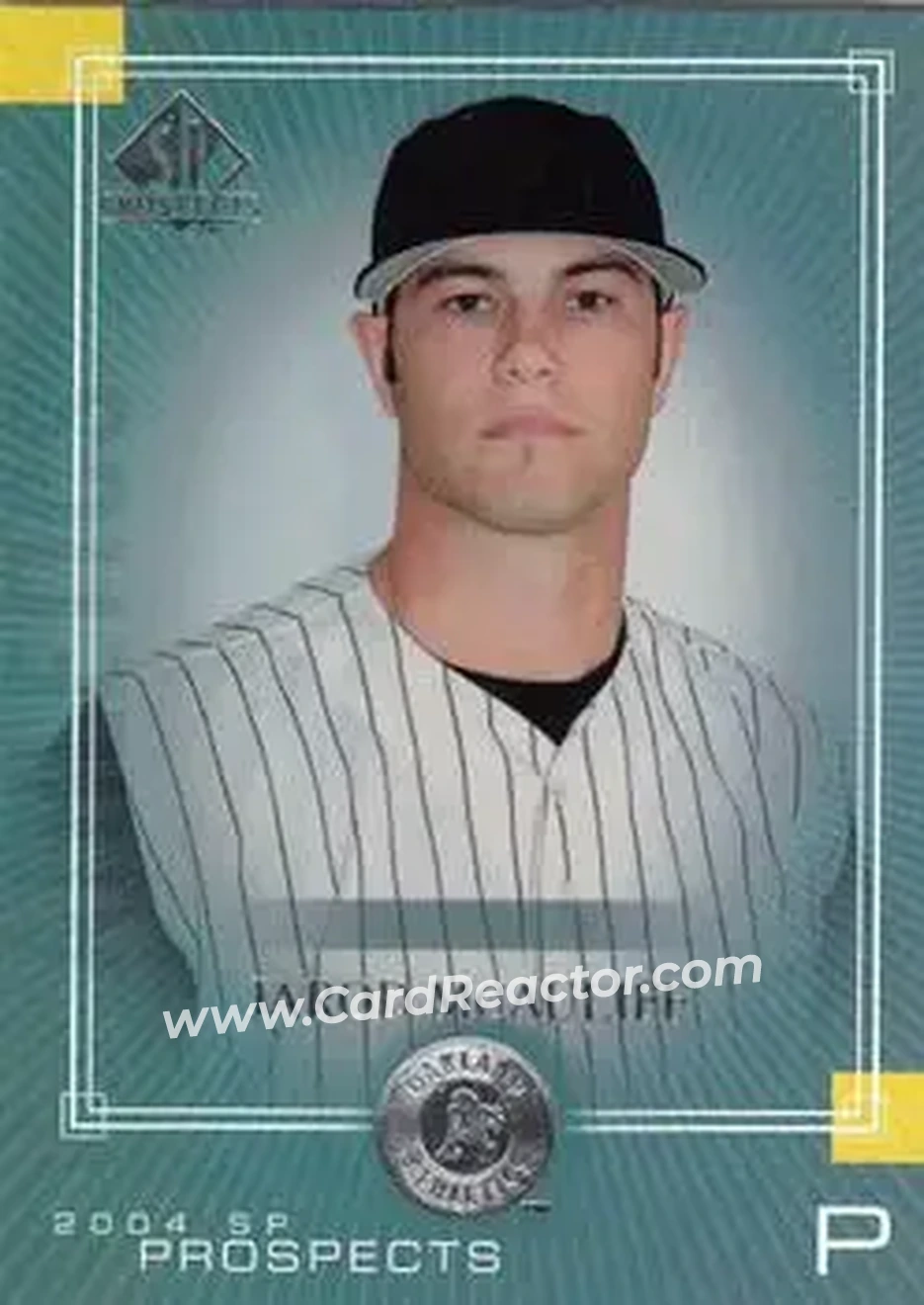2004 SP Prospects #222 - Jarod McAuliff - Oakland Athletics - Front
