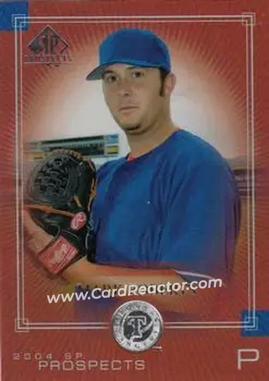 2004 SP Prospects #230 - Mark Roberts - Texas Rangers - Front