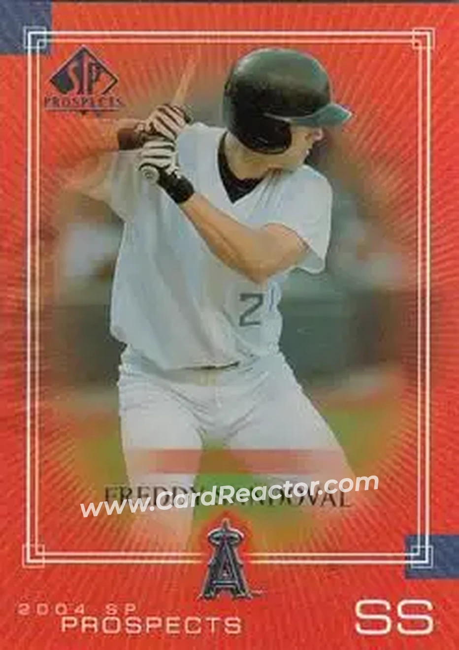 2004 SP Prospects #232 - Freddy Sandoval - Anaheim Angels - Front