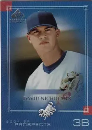 2004 SP Prospects #254 - David Nicholson - Los Angeles Dodgers