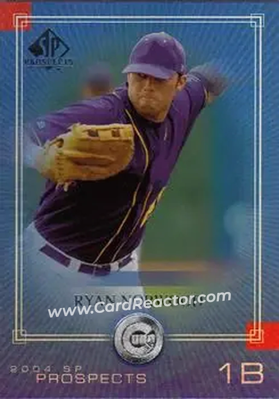 2004 SP Prospects #260 - Ryan Norwood - Chicago Cubs - Front