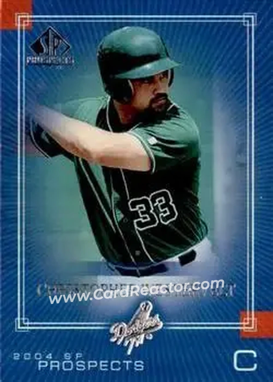 2004 SP Prospects #280 - Christopher Westervelt - Los Angeles Dodgers - Front 2004 SP Prospects #280 - Christopher Westervelt - Los Angeles Dodgers - Front