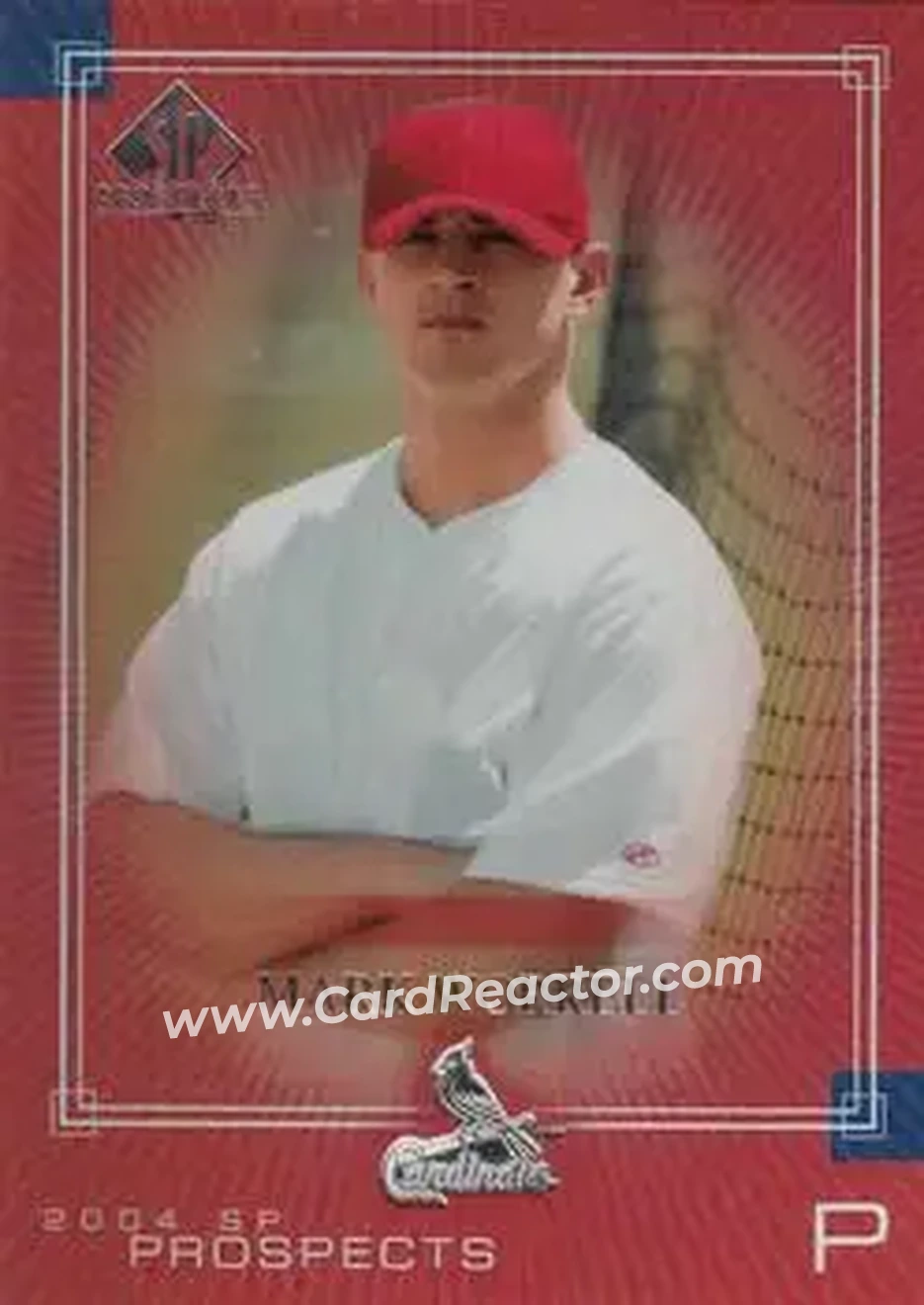 2004 SP Prospects #286 - Mark Worrell - St. Louis Cardinals - Front