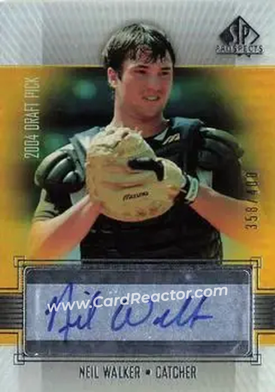 2004 SP Prospects #296 - Neil Walker - Pittsburgh Pirates - Front