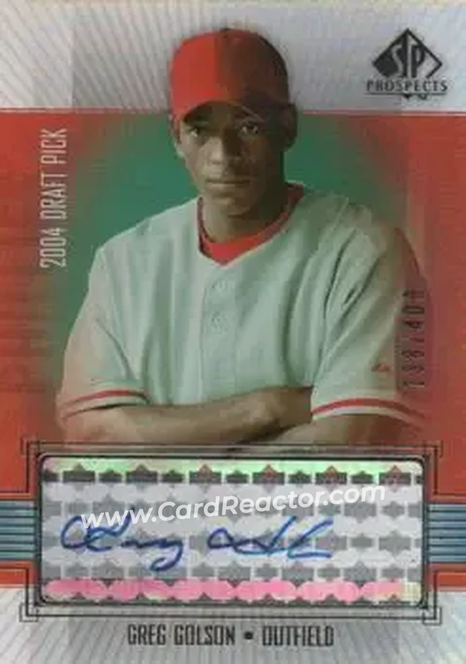 2004 SP Prospects #303 - Greg Golson - Philadelphia Phillies - Front