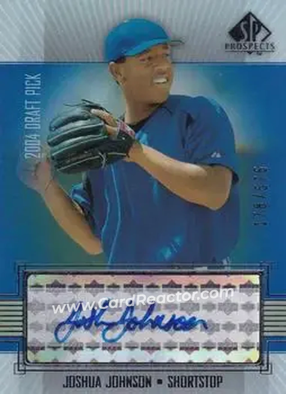 2004 SP Prospects #358 - Josh Johnson - Kansas City Royals - Front 2004 SP Prospects #358 - Josh Johnson - Kansas City Royals - Front