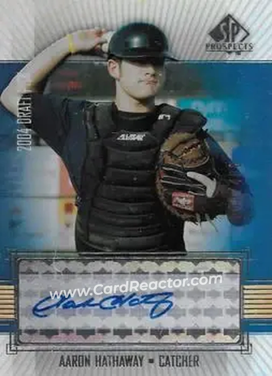 2004 SP Prospects #377 - Aaron Hathaway - New York Mets - Front 2004 SP Prospects #377 - Aaron Hathaway - New York Mets - Front