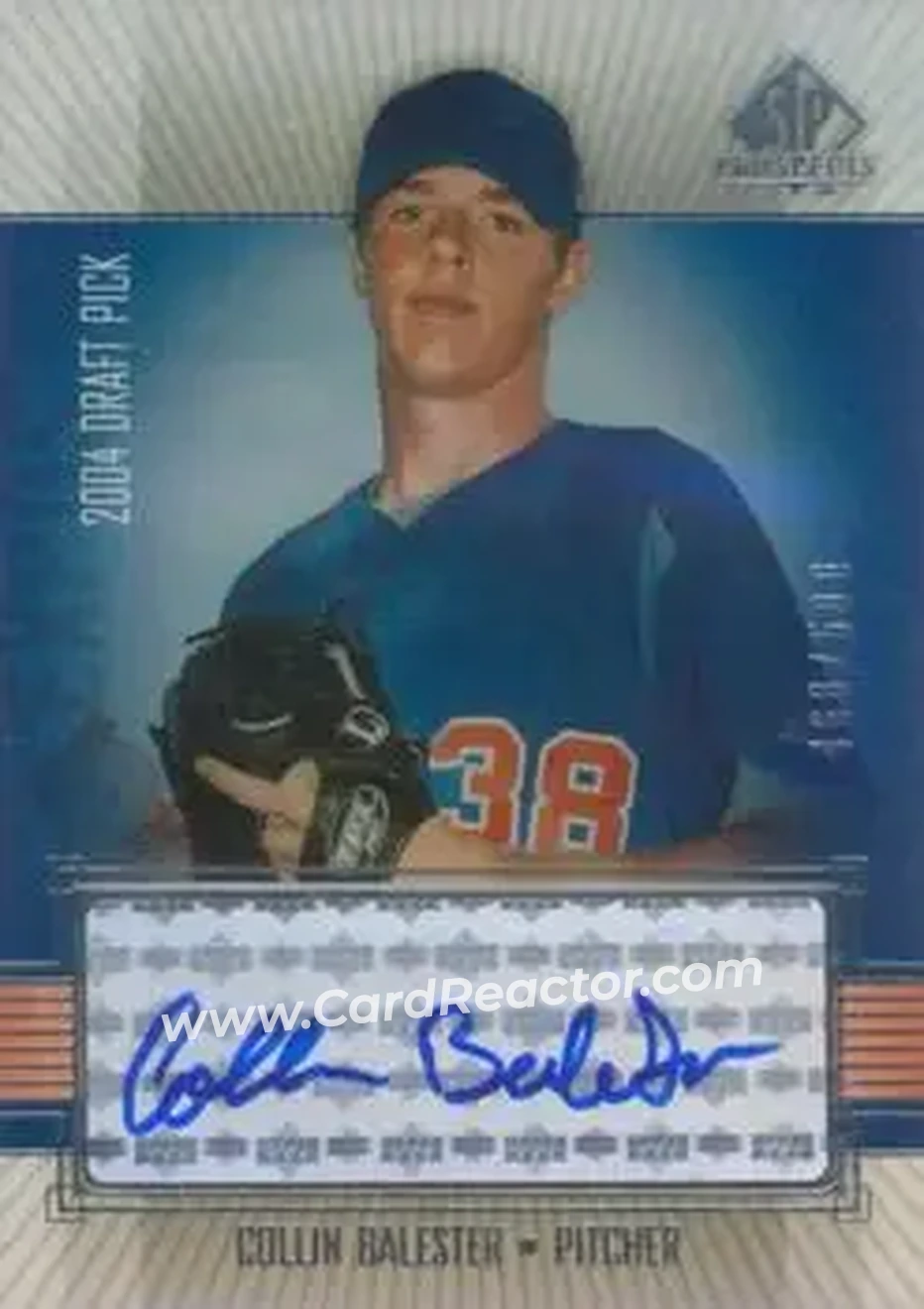 2004 SP Prospects #385 - Collin Balester - Montreal Expos - Front 2004 SP Prospects #385 - Collin Balester - Montreal Expos - Front