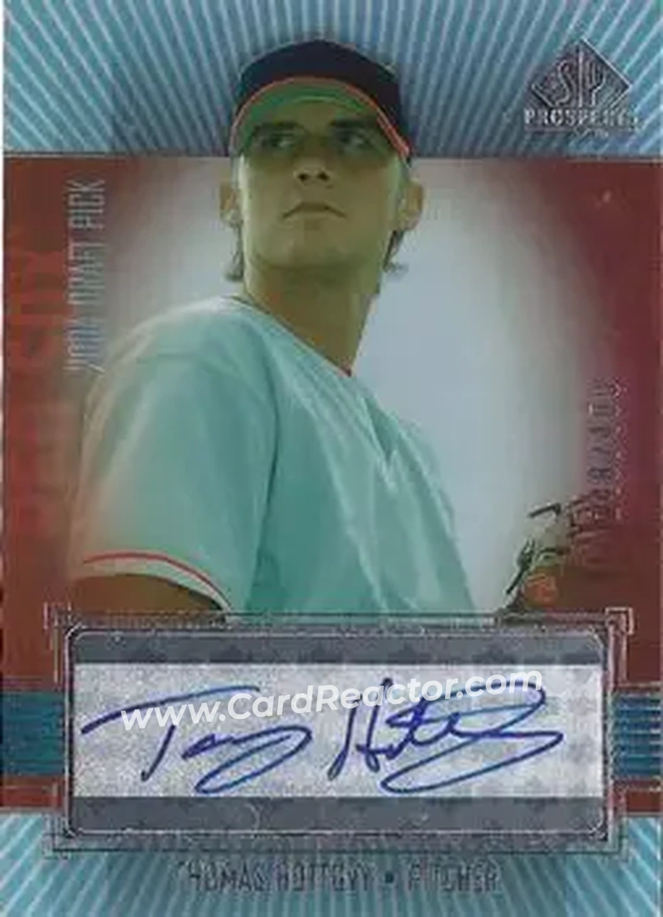 2004 SP Prospects #395 - Tommy Hottovy - Boston Red Sox - Front