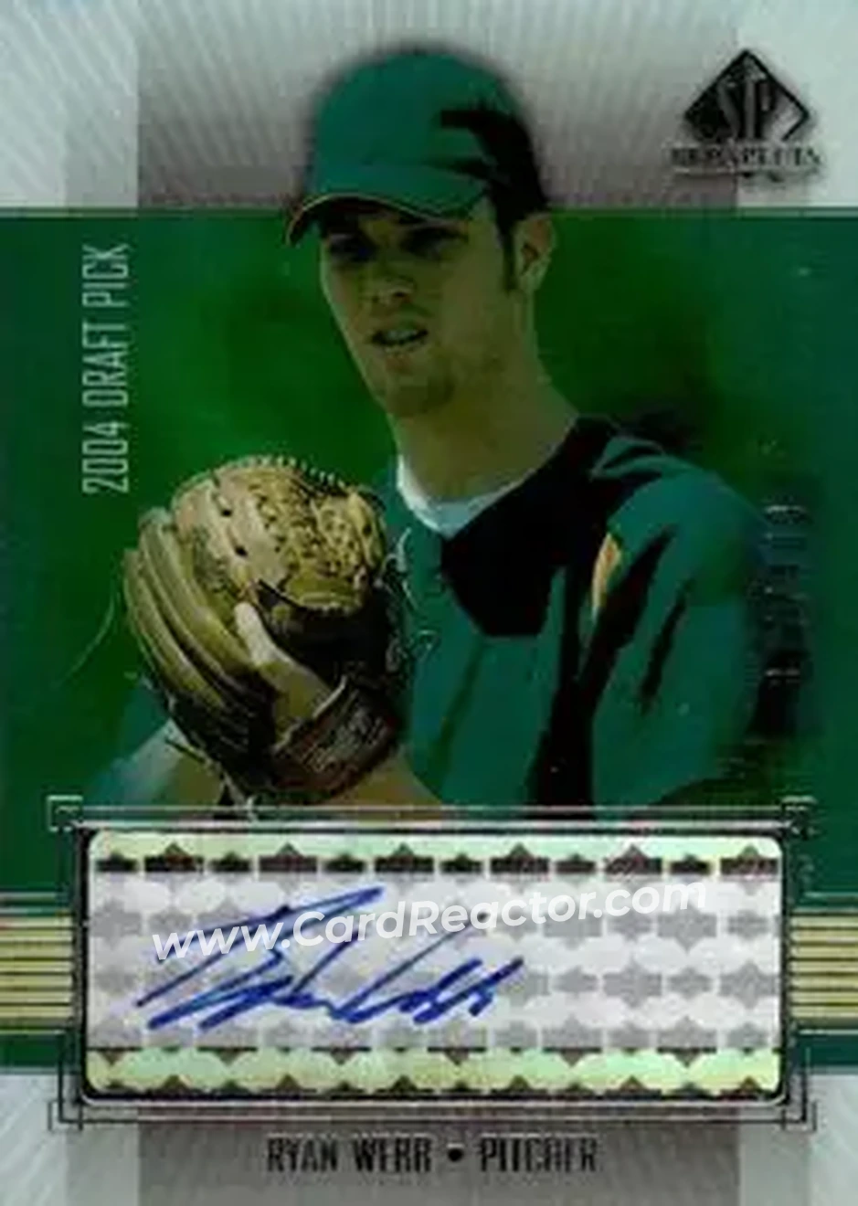 2004 SP Prospects #396 - Ryan Webb - Oakland Athletics - Front