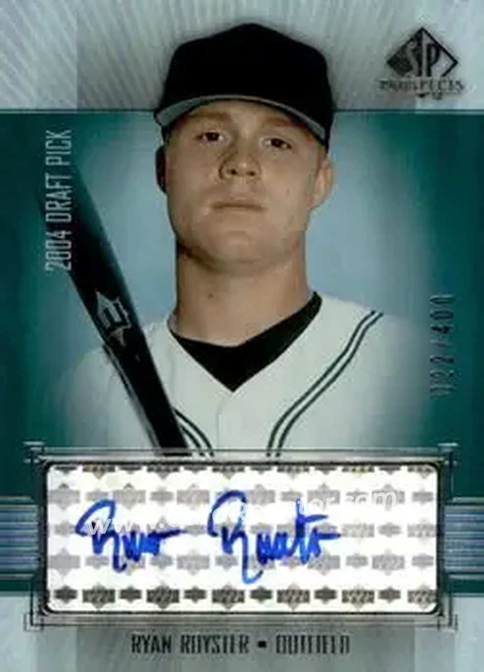 2004 SP Prospects #425 - Ryan Royster - Tampa Bay Devil Rays - Front 2004 SP Prospects #425 - Ryan Royster - Tampa Bay Devil Rays - Front