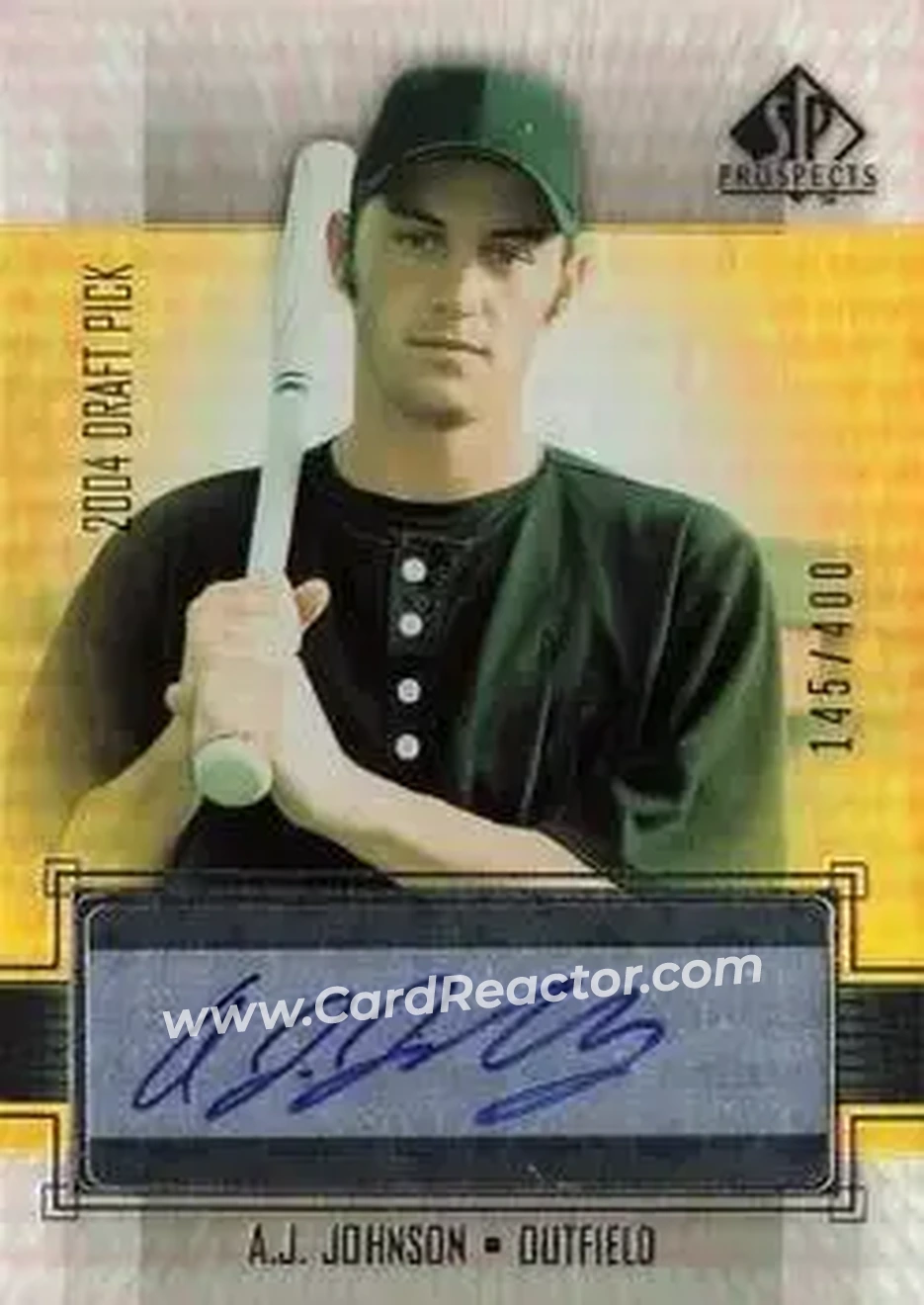2004 SP Prospects #430 - A.J. Johnson - Pittsburgh Pirates - Front
