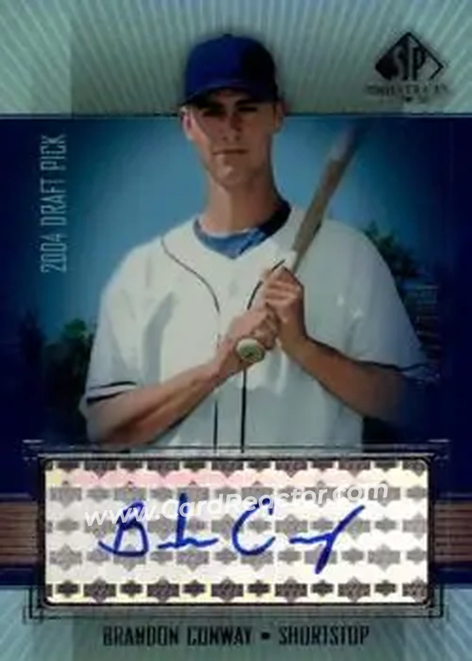 2004 SP Prospects - Autograph Bonus #BC - Brandon Conway - Montreal Expos - Front