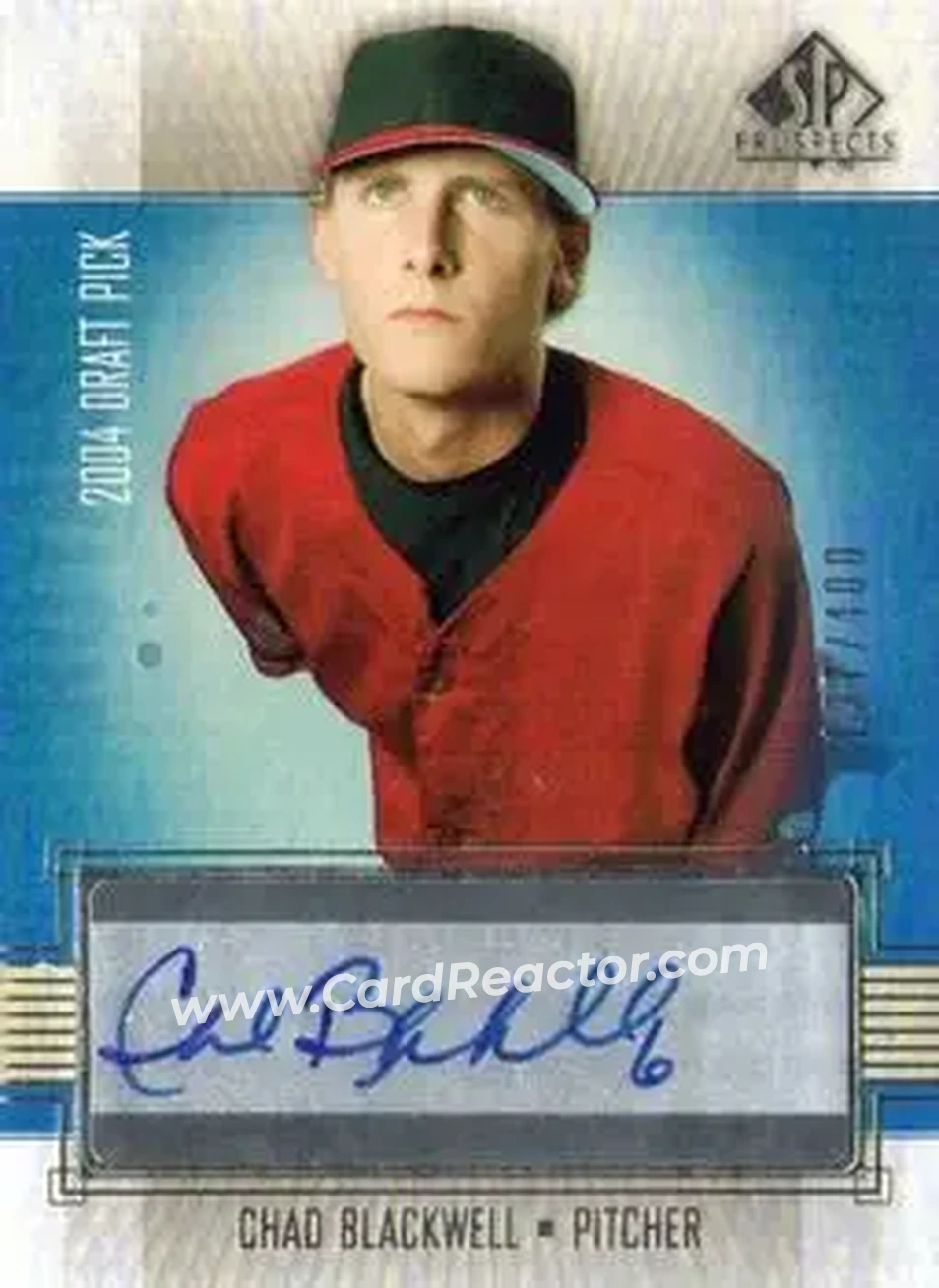 2004 SP Prospects - Autograph Bonus #BL - Chad Blackwell - Kansas City Royals - Front