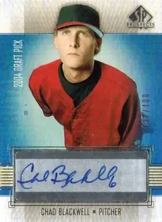 2004 SP Prospects #BL Autograph Bonus Chad Blackwell