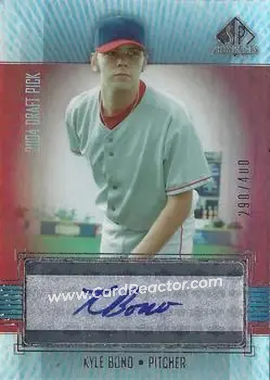 2004 SP Prospects - Autograph Bonus #BO - Kyle Bono - Boston Red Sox - Front