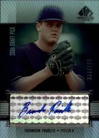 2004 SP Prospects #BP Autograph Bonus Brandon Parillo