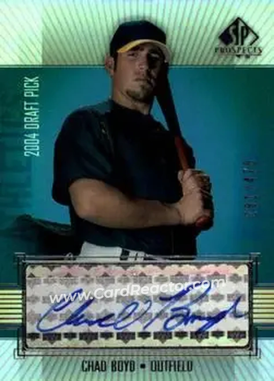 2004 SP Prospects - Autograph Bonus #CB - Chad Boyd - Oakland Athletics - Front