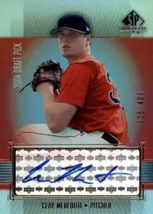 2004 SP Prospects #CL Autograph Bonus Cla Meredith