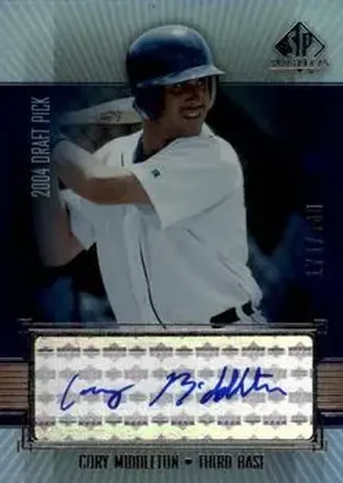 2004 SP Prospects #CM Autograph Bonus Cory Middleton