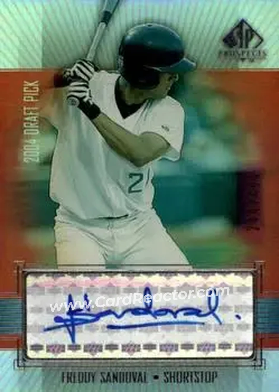 2004 SP Prospects - Autograph Bonus #FS - Freddy Sandoval - Anaheim Angels - Front