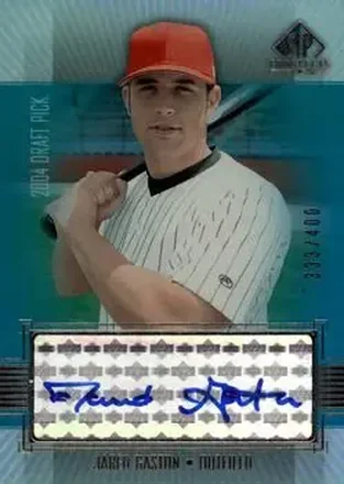 2004 SP Prospects - Autograph Bonus #GA - Jared Gaston - Florida Marlins