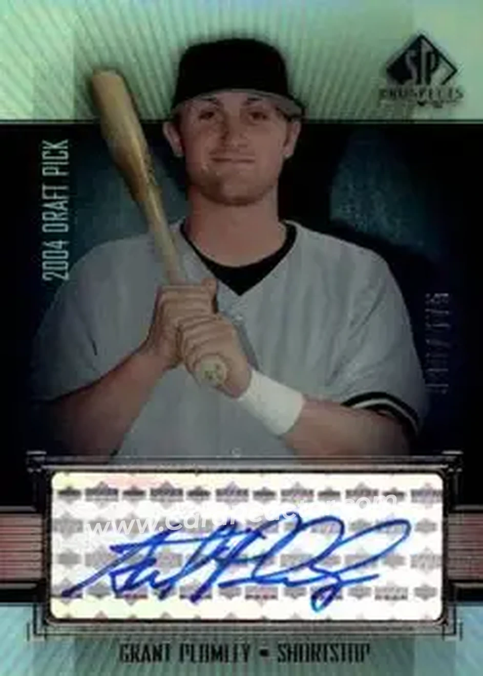 2004 SP Prospects - Autograph Bonus #GP - Grant Plumley - New York Yankees - Front 2004 SP Prospects - Autograph Bonus #GP - Grant Plumley - New York Yankees - Front
