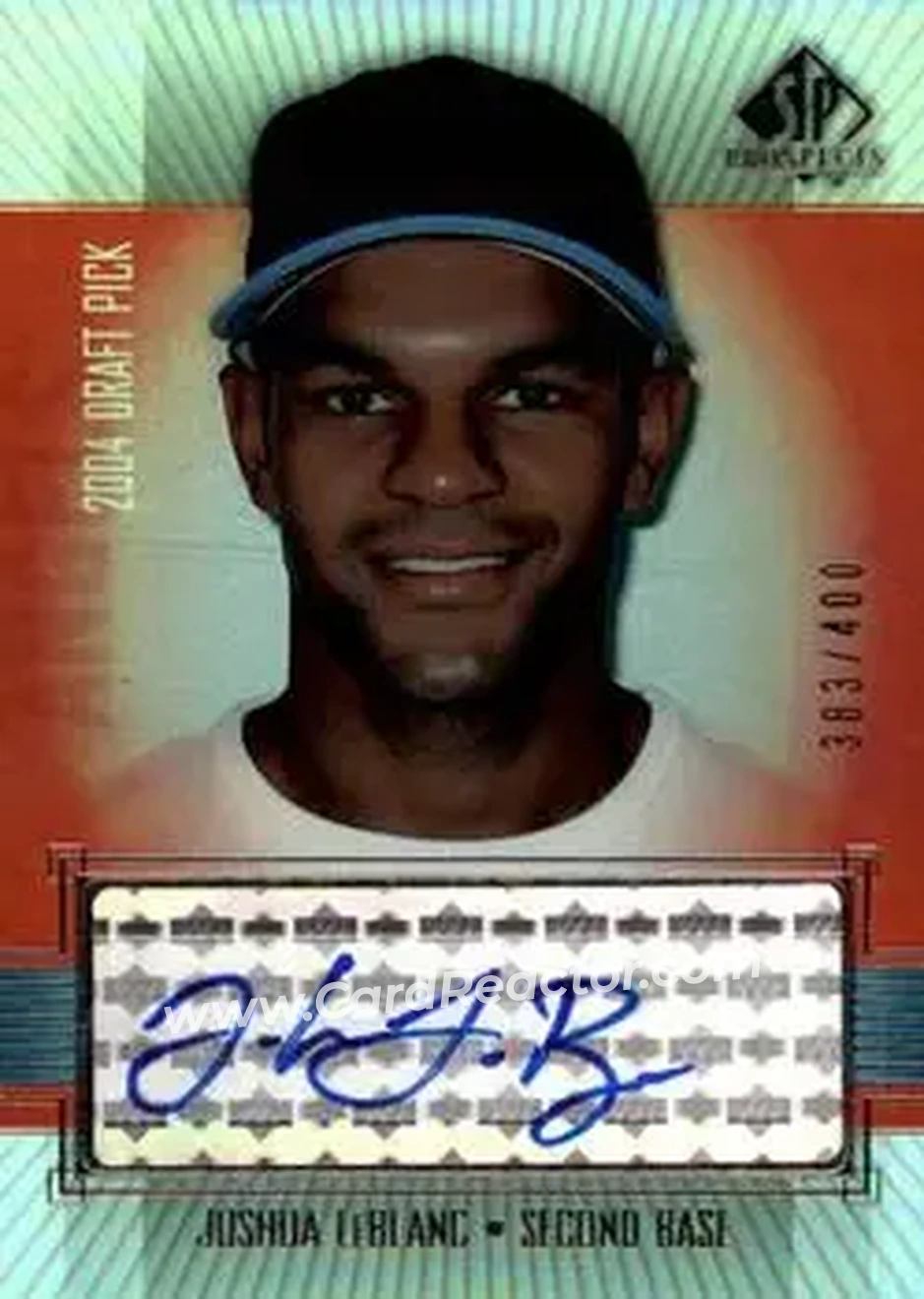2004 SP Prospects - Autograph Bonus #JL - Joshua Leblanc - Anaheim Angels - Front