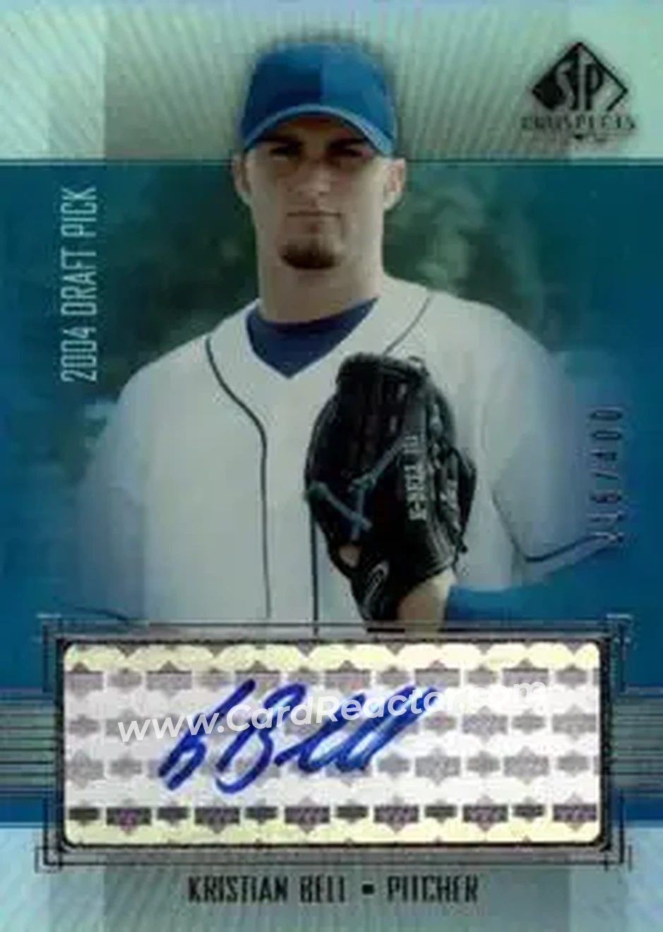 2004 SP Prospects - Autograph Bonus #KB - Kristian Bell - Toronto Blue Jays - Front