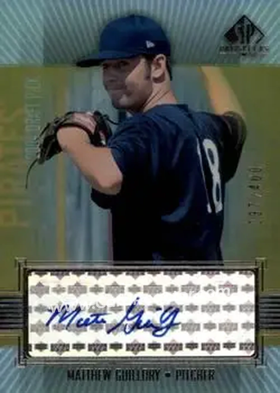 2004 SP Prospects - Autograph Bonus #MG - Matthew Guillory - Pittsburgh Pirates - Front