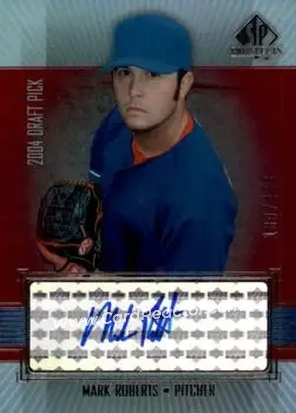2004 SP Prospects - Autograph Bonus #MR - Mark Roberts - Texas Rangers - Front