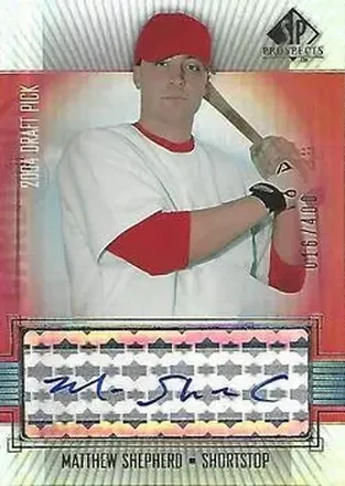 2004 SP Prospects - Autograph Bonus #MS - Matthew Shepherd - St. Louis Cardinals