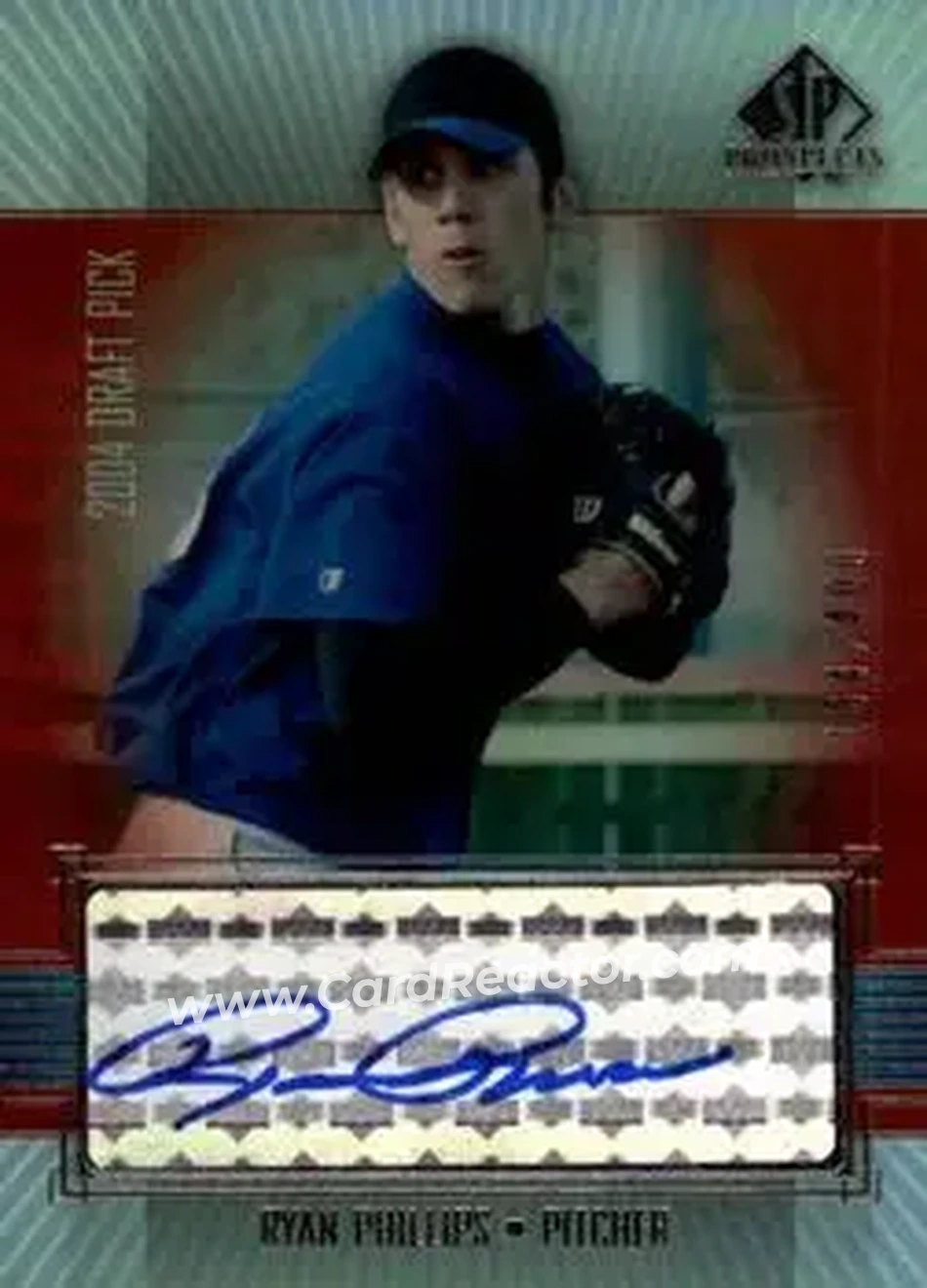 2004 SP Prospects - Autograph Bonus #RP - Ryan Phillips - Boston Red Sox - Front 2004 SP Prospects - Autograph Bonus #RP - Ryan Phillips - Boston Red Sox - Front