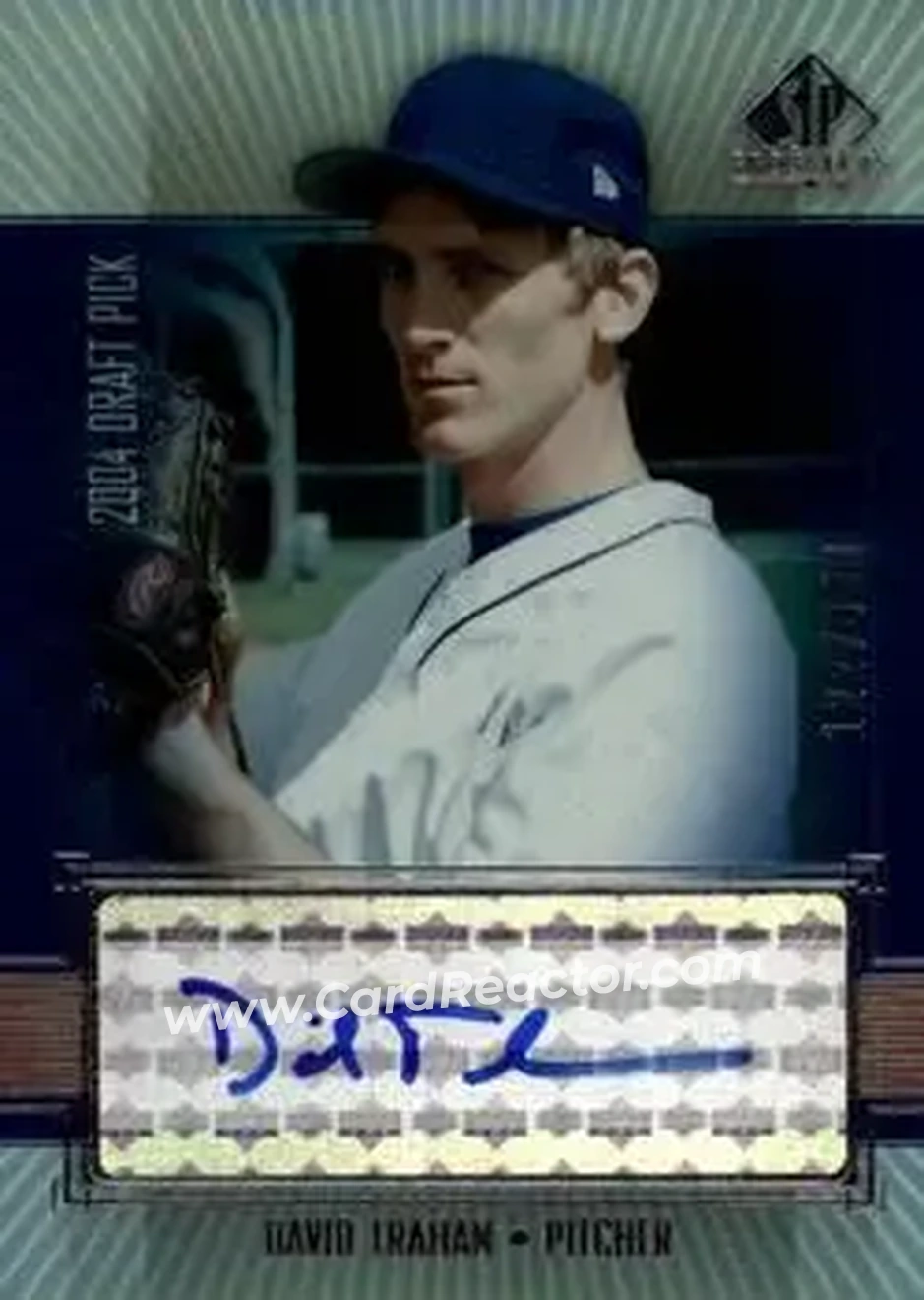 2004 SP Prospects - Autograph Bonus #TR - David Trahan - Montreal Expos - Front 2004 SP Prospects - Autograph Bonus #TR - David Trahan - Montreal Expos - Front