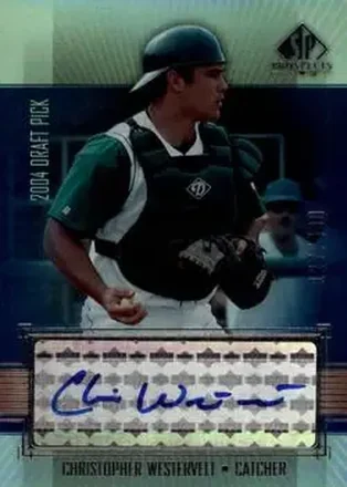2004 SP Prospects - Autograph Bonus #WE - Christopher Westervelt - Los Angeles Dodgers