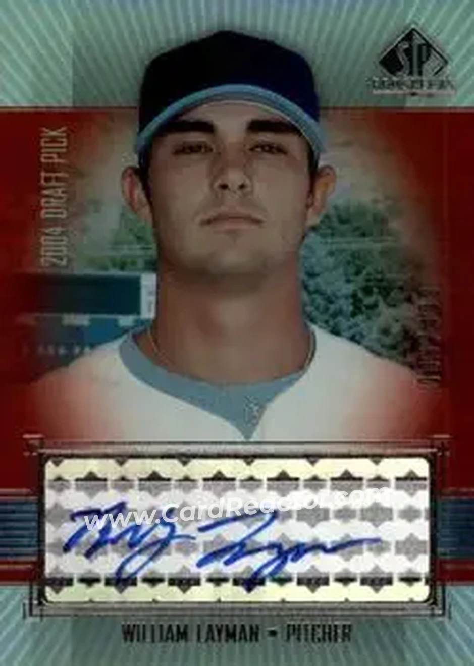 2004 SP Prospects - Autograph Bonus #WL - William Layman - Anaheim Angels - Front