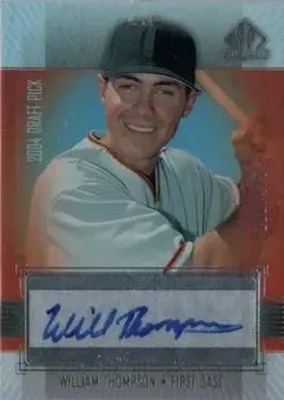 2004 SP Prospects - Autograph Bonus #WT - William Thompson - San Francisco Giants