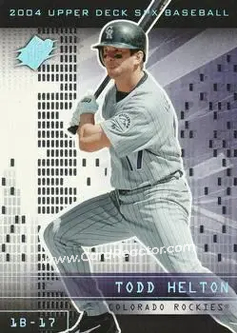 2004 SPx #2 - Todd Helton - Colorado Rockies - Front