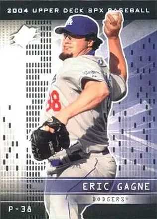 2004 SPx #4 - Eric Gagne - Los Angeles Dodgers