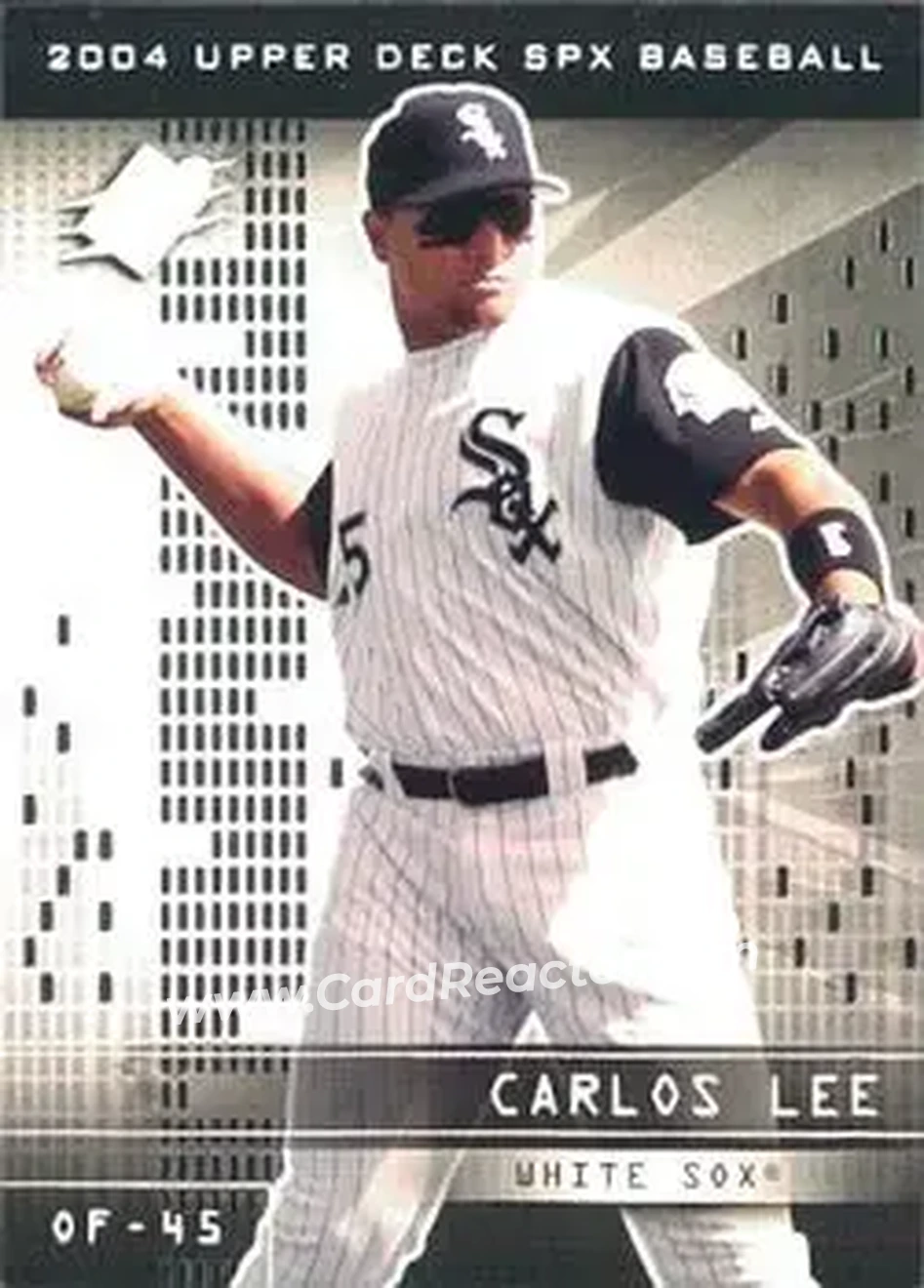 2004 SPx #18 - Carlos Lee - Chicago White Sox - Front 2004 SPx #18 - Carlos Lee - Chicago White Sox - Front