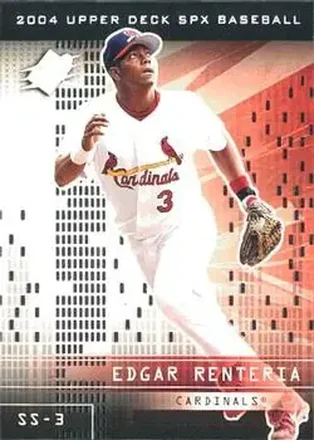 2004 SPx #20 - Edgar Renteria - St. Louis Cardinals