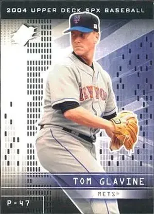 2004 SPx #25 - Tom Glavine - New York Mets