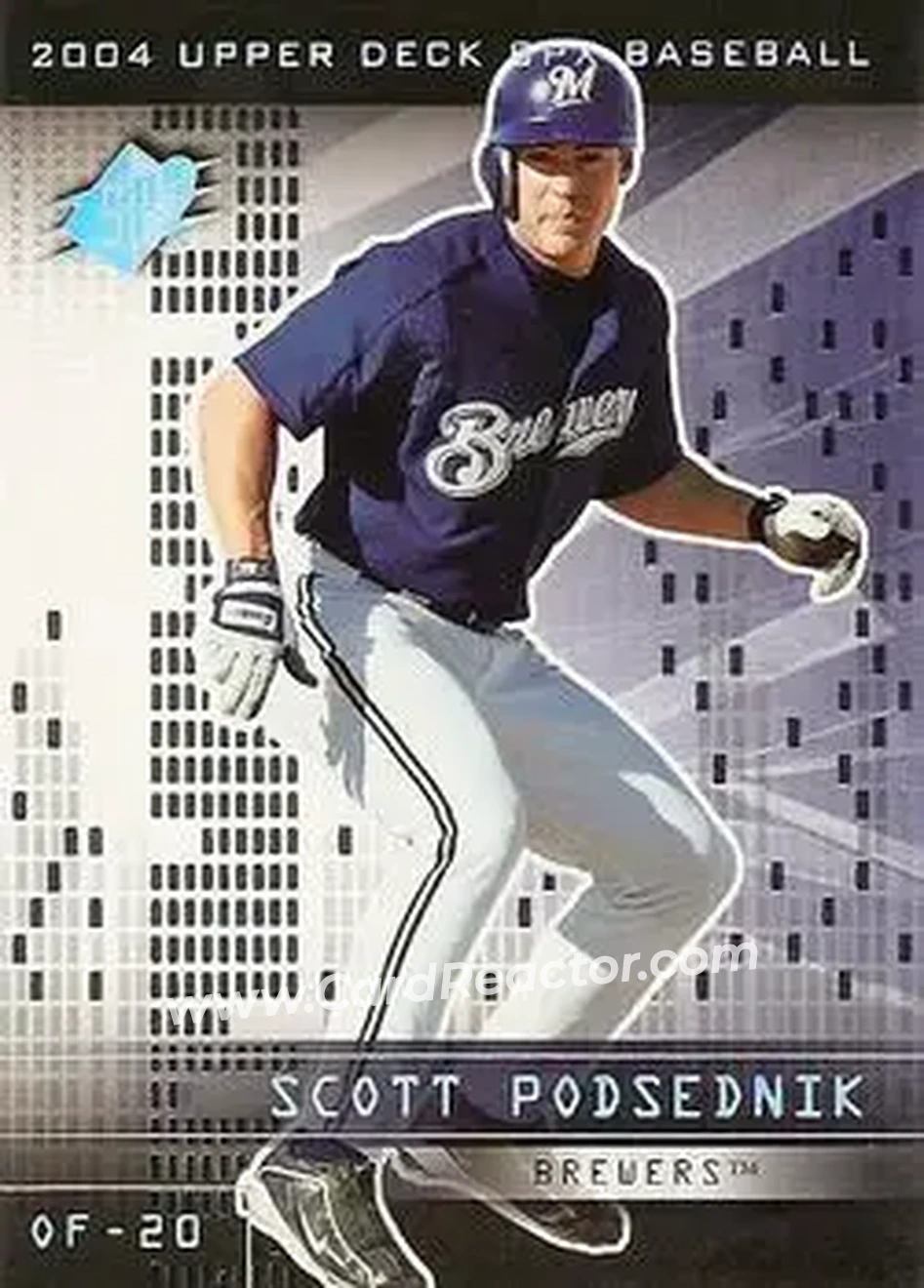 2004 SPx #26 - Scott Podsednik - Milwaukee Brewers - Front 2004 SPx #26 - Scott Podsednik - Milwaukee Brewers - Front