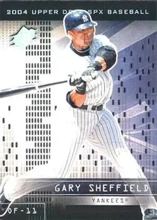 2004 SPx #27 - Gary Sheffield - New York Yankees