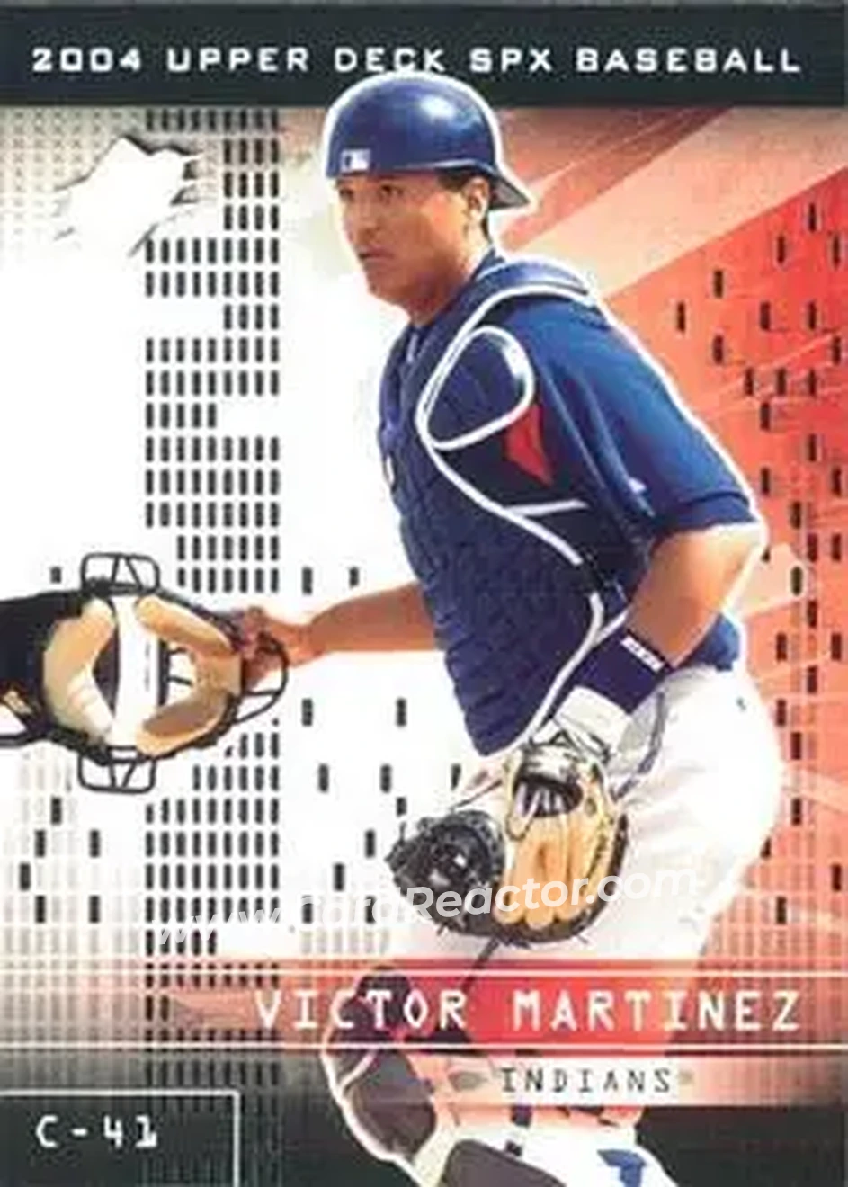 2004 SPx #32 - Victor Martinez - Cleveland Indians - Front 2004 SPx #32 - Victor Martinez - Cleveland Indians - Front